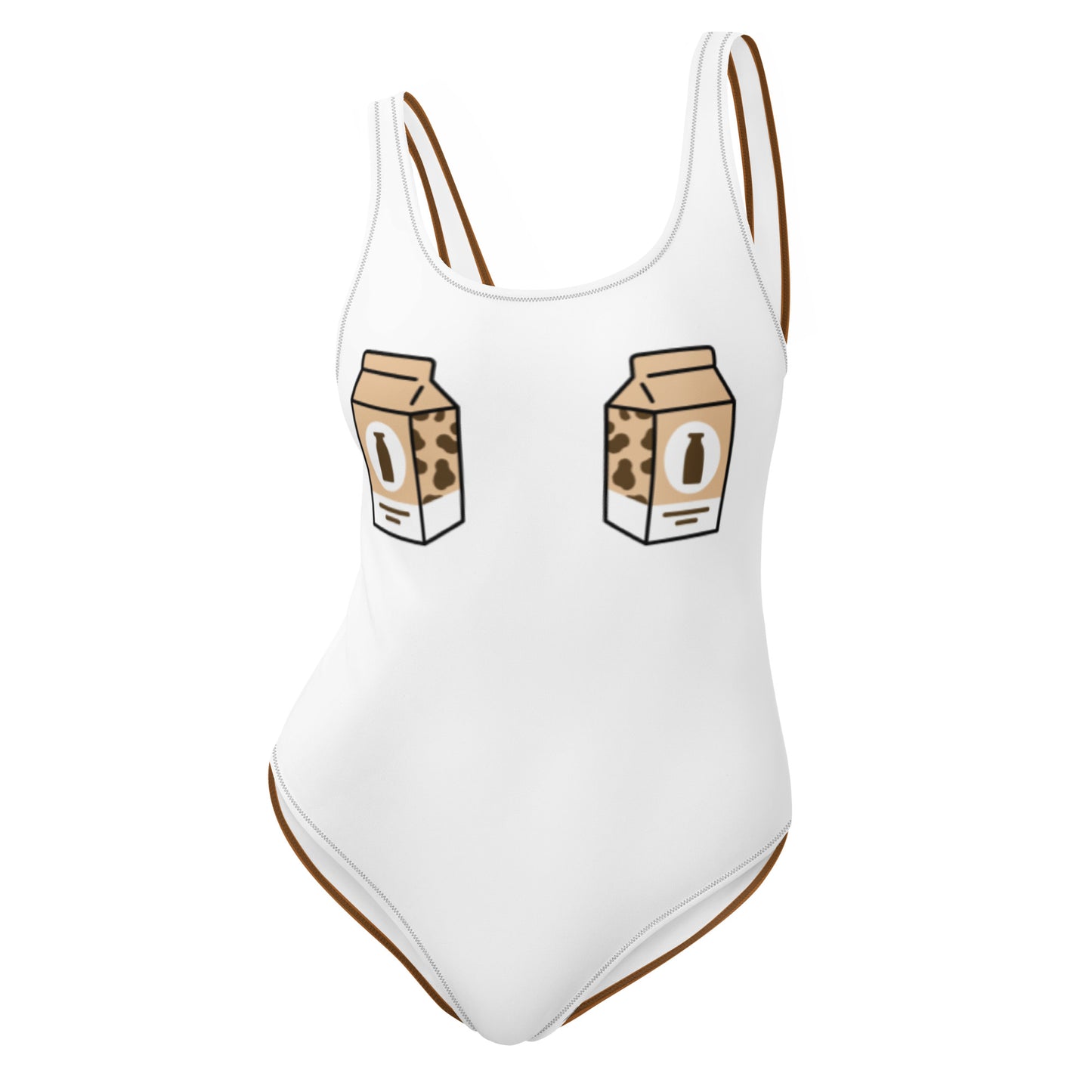 Milk Chocolate One-Piece 'Got Milkies' Swimsuit