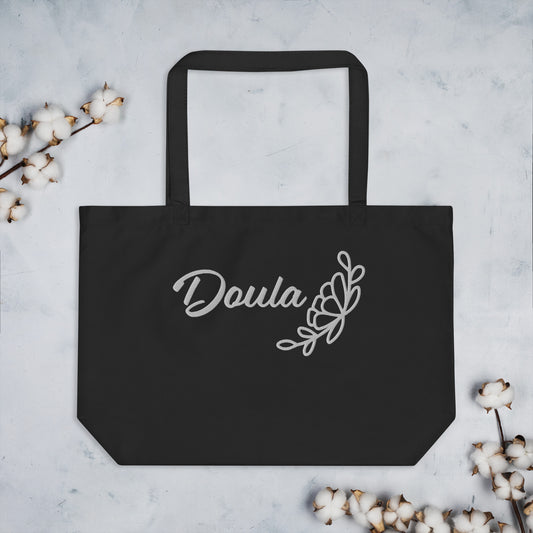 Large Doula organic tote bag